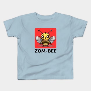 Zom-Bee | Bee Pun Kids T-Shirt
